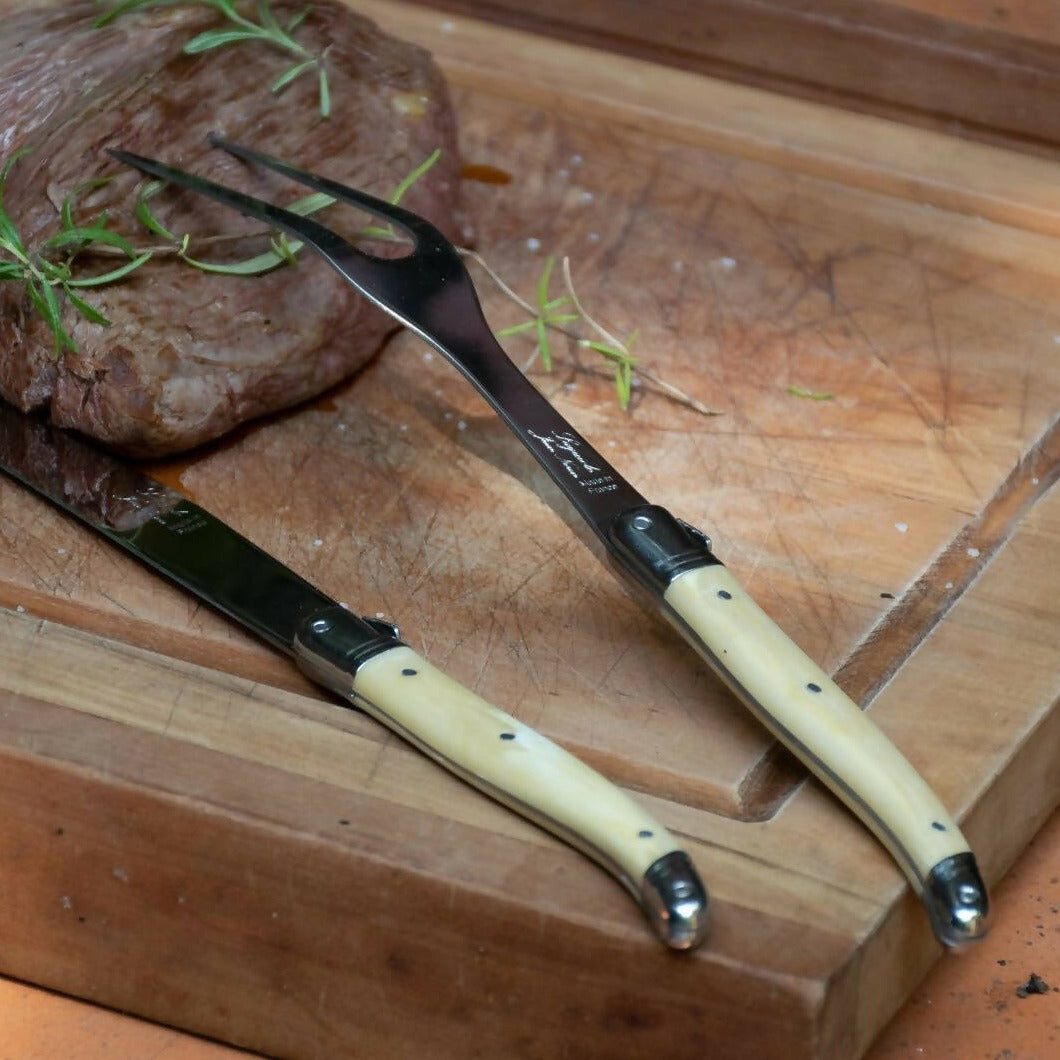 Set Asado Laguiole - Mármol