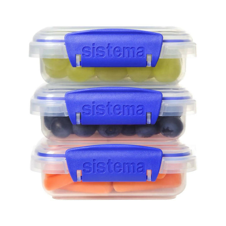 Set 3 Contenedores Klip It 200 ml Sistema