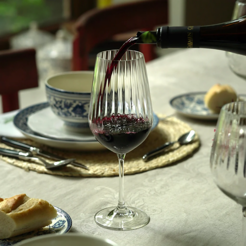 Set 6 Copas Vino Bohemia Waterfall 550ml