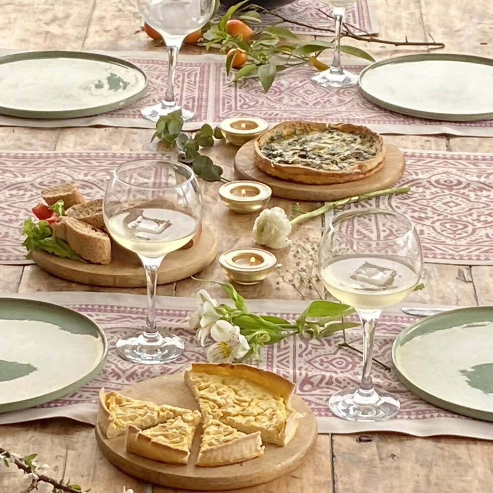 Camino de Mesa Impermeable, Plum