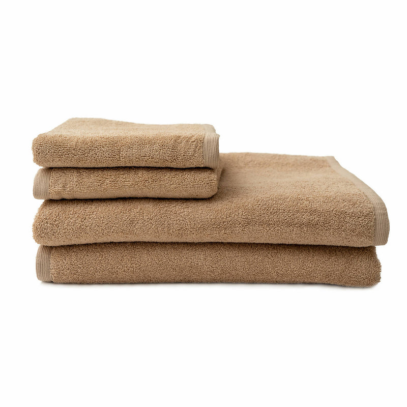 Set 2 toallas de mano de 45x80cm. y 2 toallas de baño de 70x150cm Kanika, 100% algodón, 600gr.