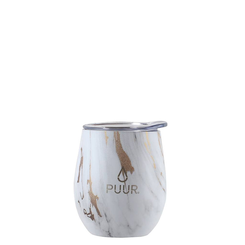 Vaso Térmico Puur Cup Gold Marble 240 ml