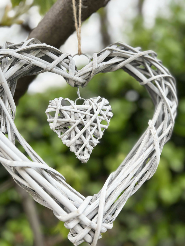 CORAZON COLGANTE GRIS L