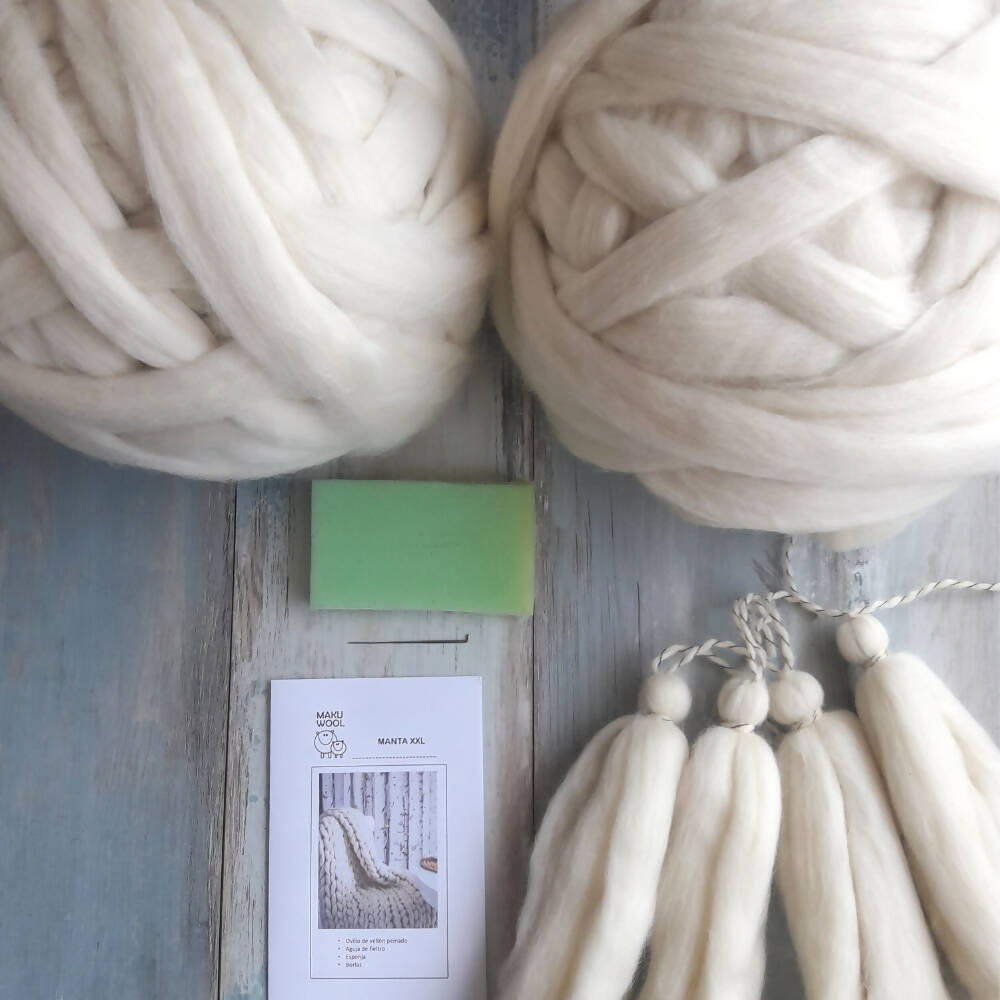 Kit Tejido Manta XXL King