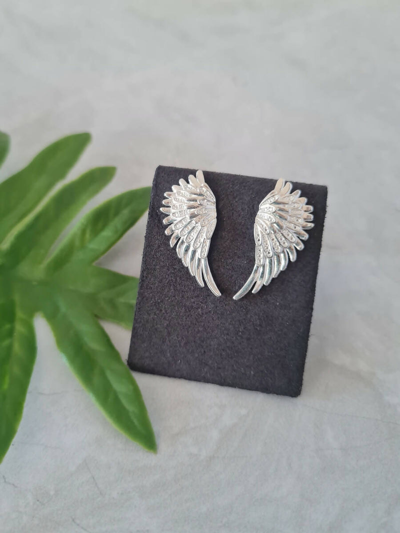 LD1027 - Aros Alas de Libertad Baño Plata