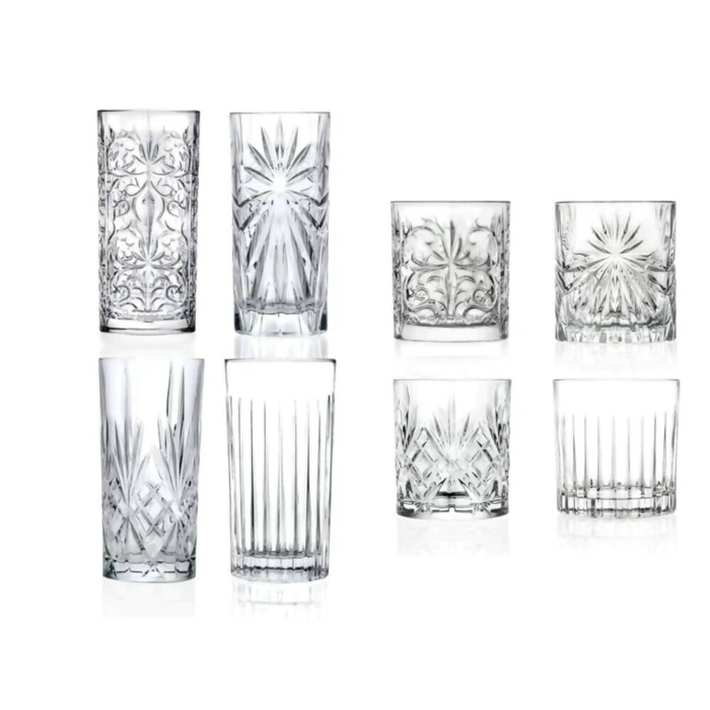 RCR JUEGO VASOS MIXOLOGY 4 PERSONAS