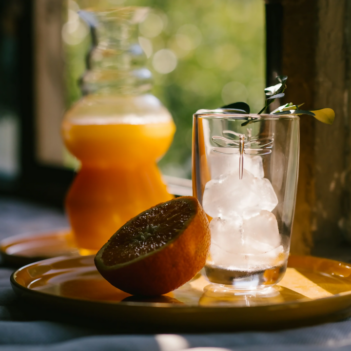 SET 6 VASOS ALTOS LIBELULA