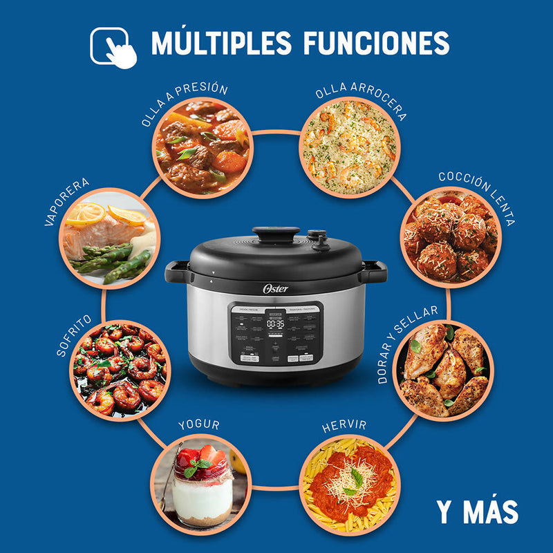 Multi-olla rápida ovalada 5.7 lt con 15 funciones CKSTPCECOV57 Oster®