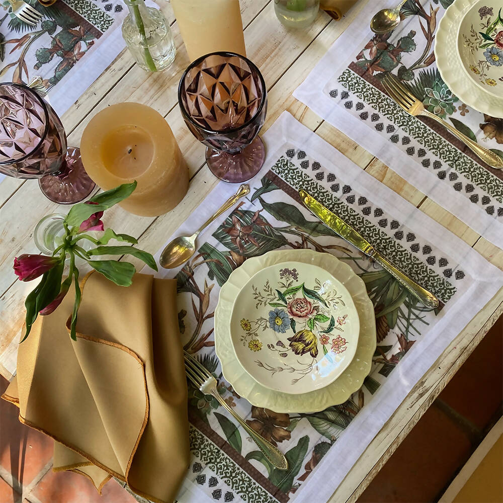 Set Individuales Velo Organza - El Kongo