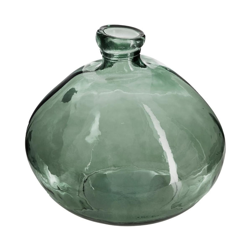 Botella Vidrio Reciclado 23 cm Verde Caqui