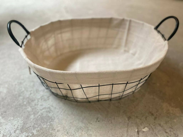 CANASTO METALICO OVALADO