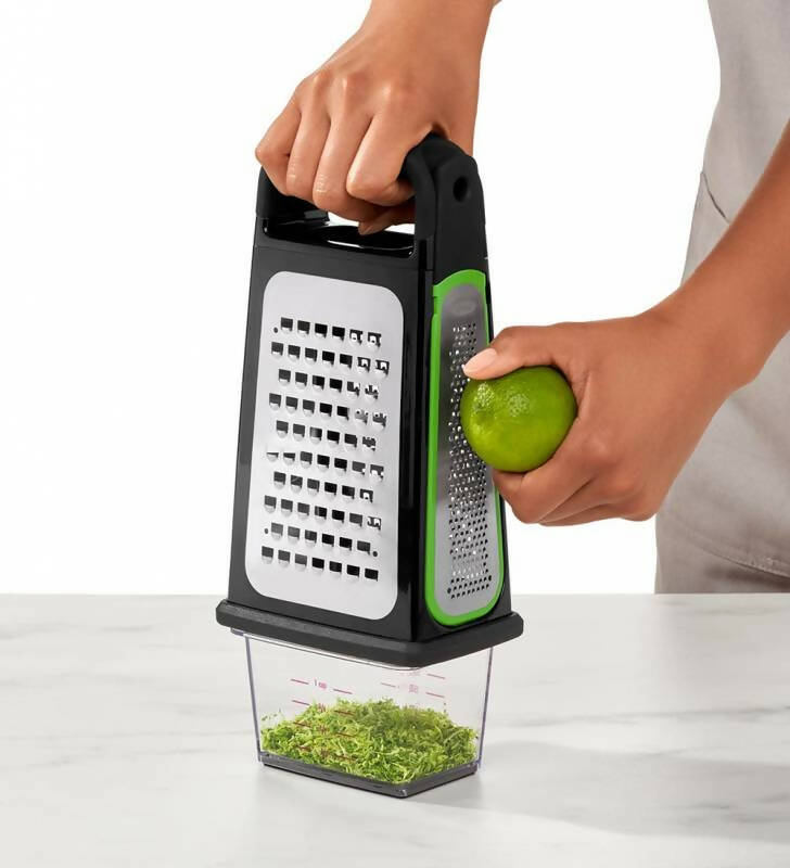 Rallador Con Caja Y Zester Oxo